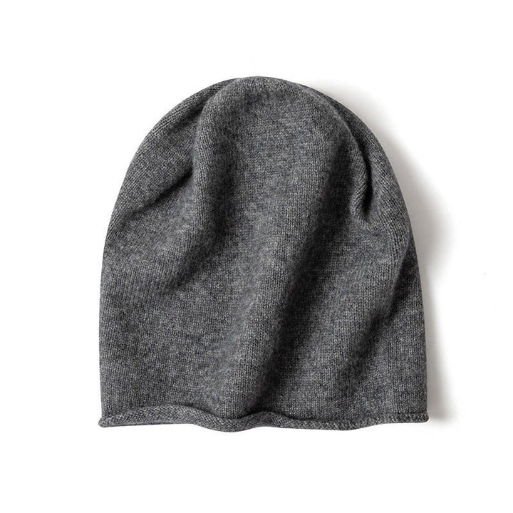 100% Cashmere Beanie Hat Warm Cashmere Ski Cap For Winter