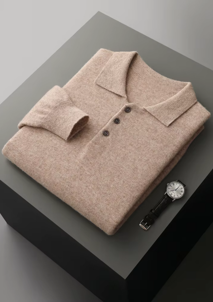 NOBA WOOL CLASSIC SWEATER POLO