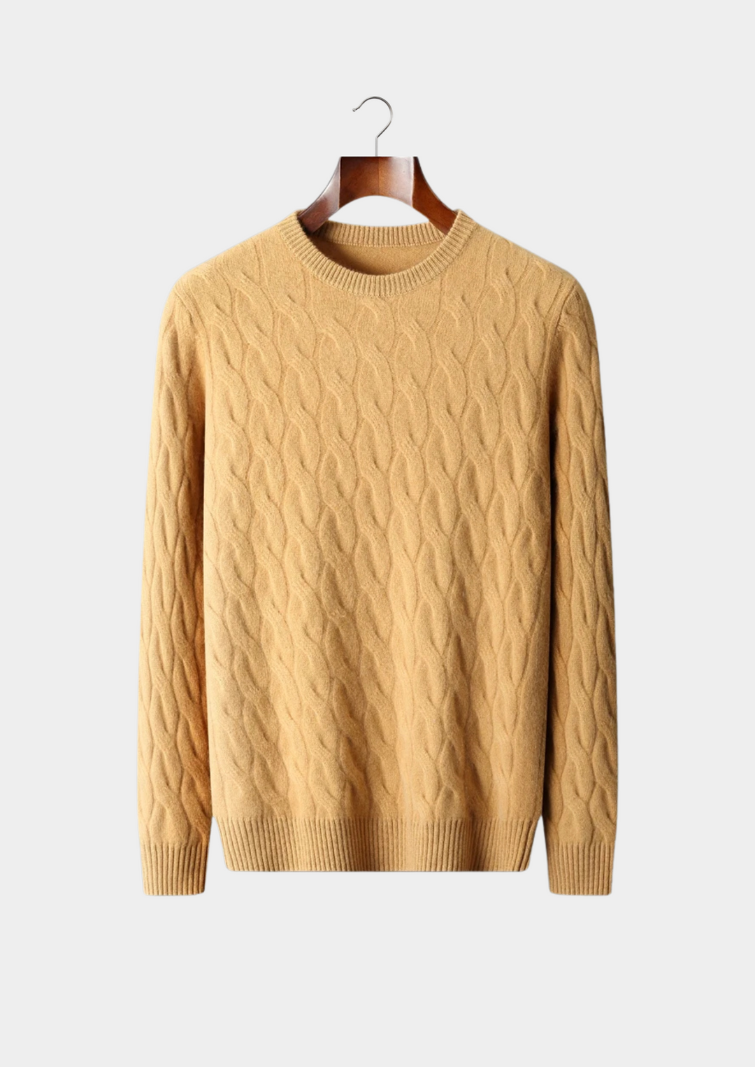 NOBA WOOL CABLE CREWNECK