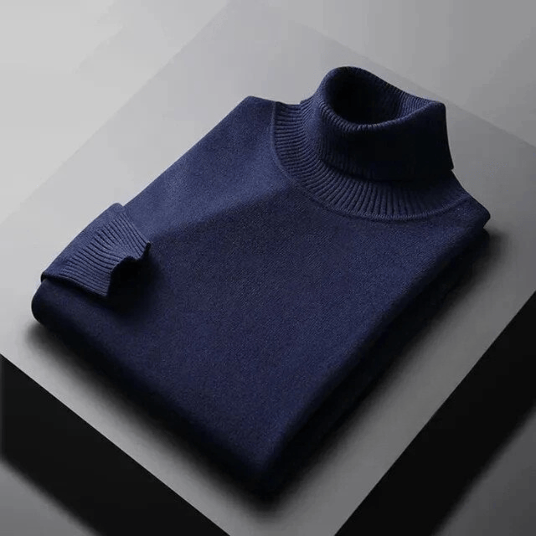 VAERON Cashmere Turtleneck Sweater