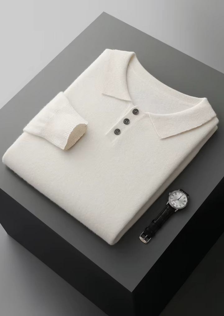 NOBA WOOL CLASSIC SWEATER POLO