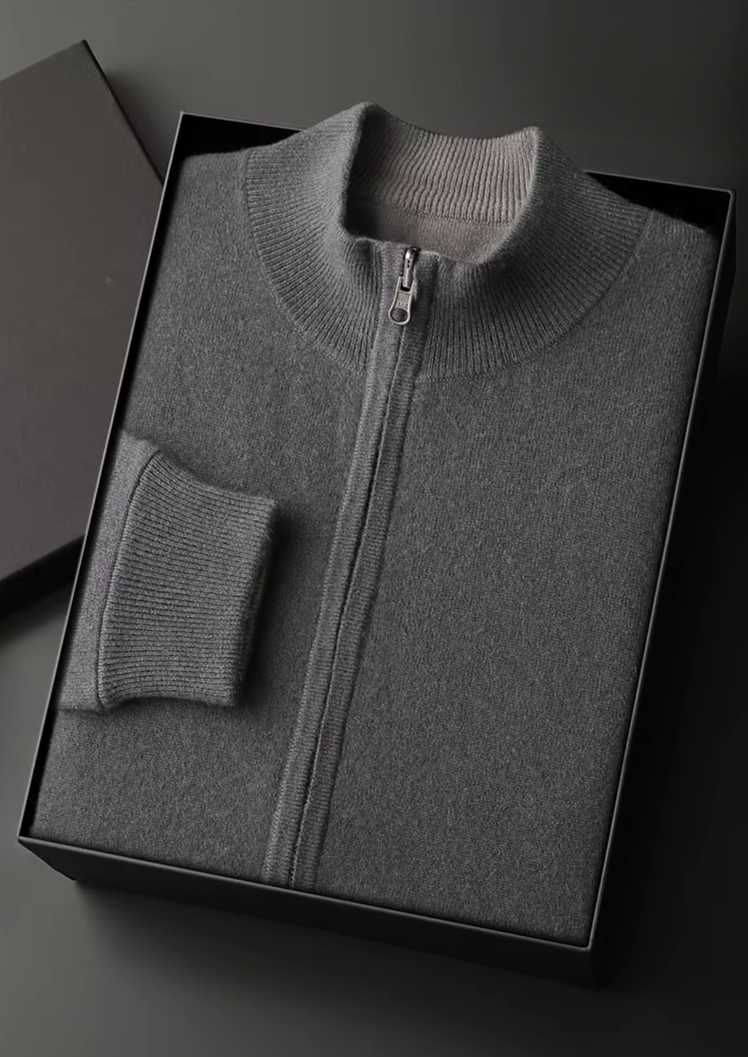 NOBA WOOL ZIP CARDIGAN