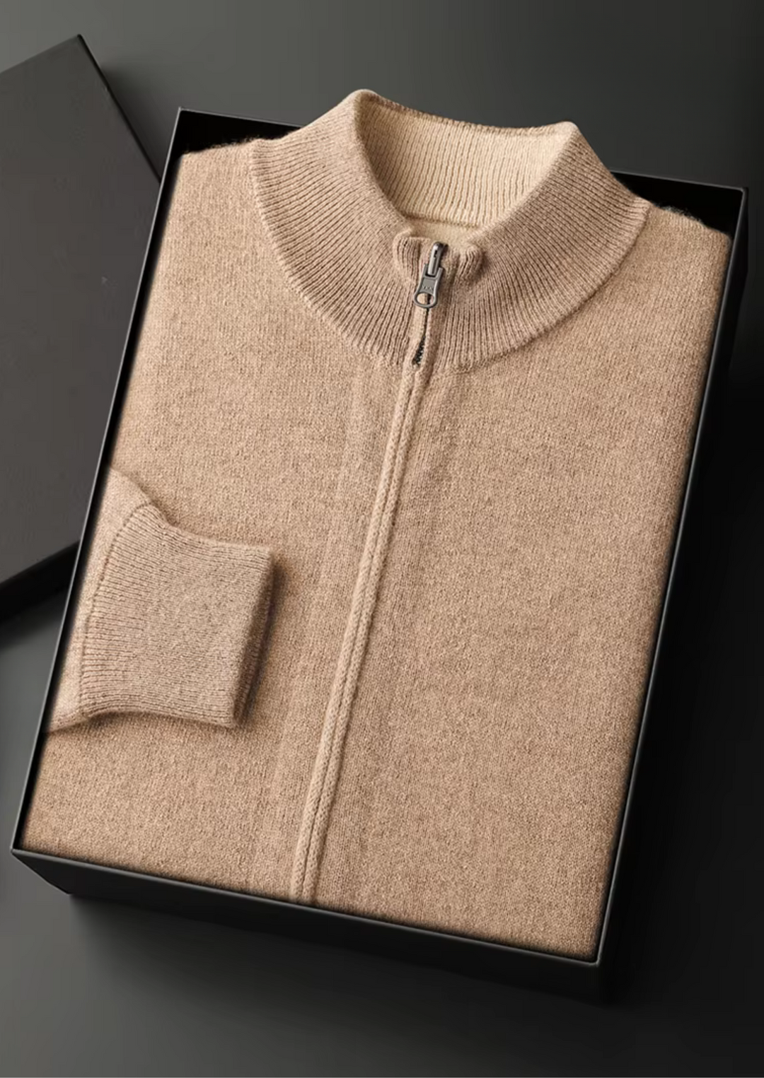 NOBA WOOL ZIP CARDIGAN