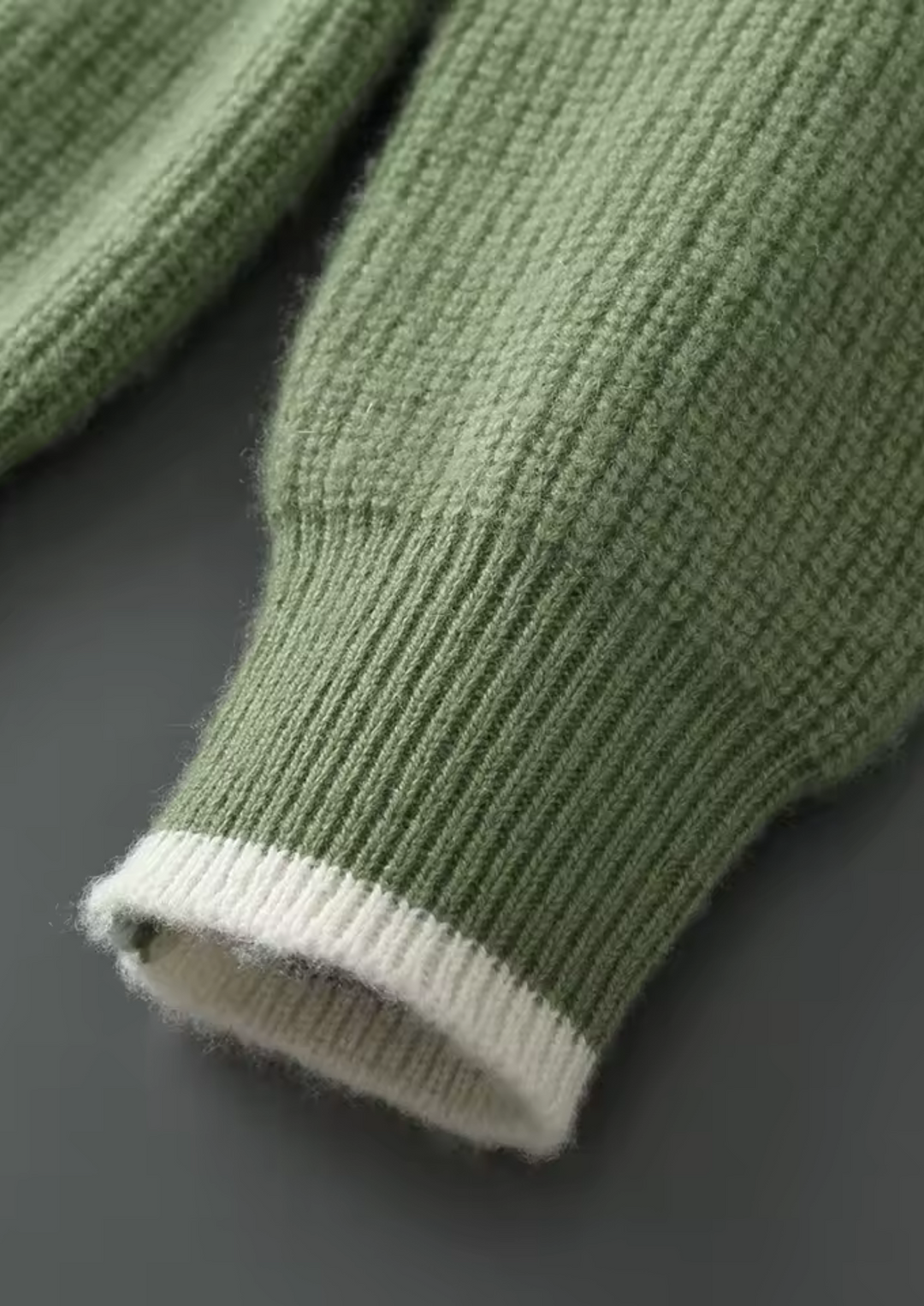 NOBA WOOL TWO TONE CREWNECK