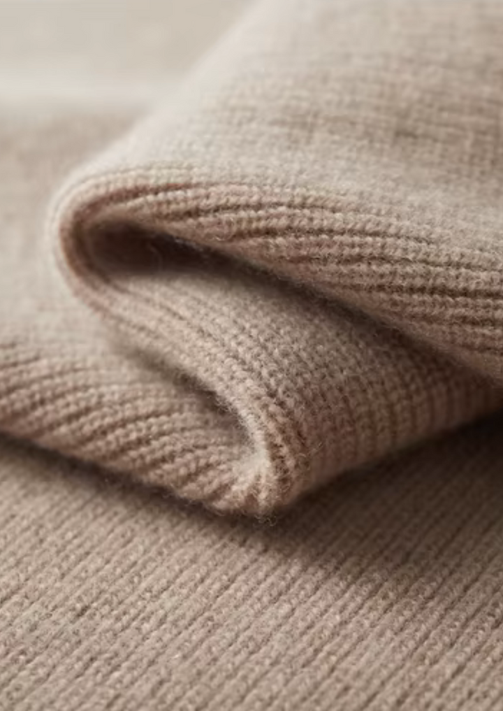 NOBA TWO TONE ZIPPER SWEATER POLO