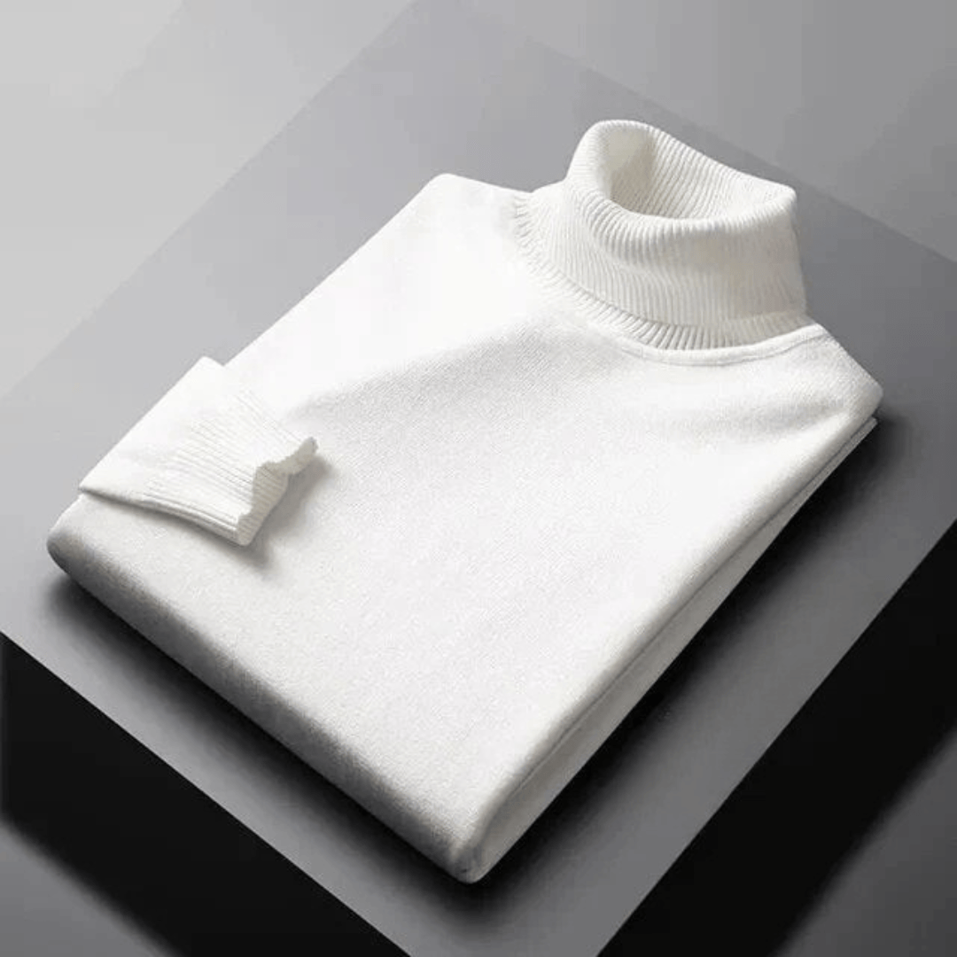 VAERON Cashmere Turtleneck Sweater