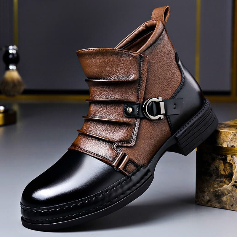 VAERON Lederstiefel