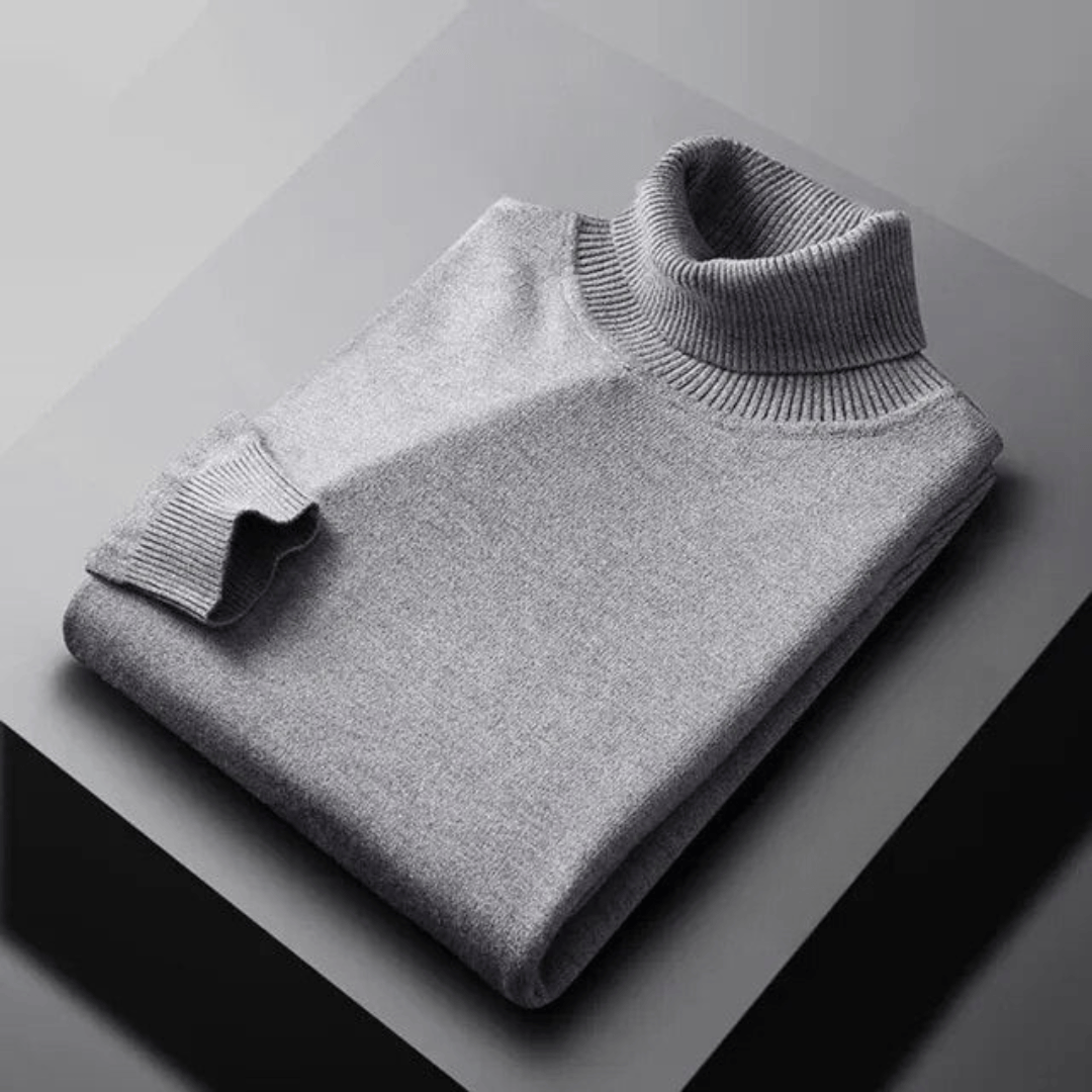 VAERON Cashmere Turtleneck Sweater