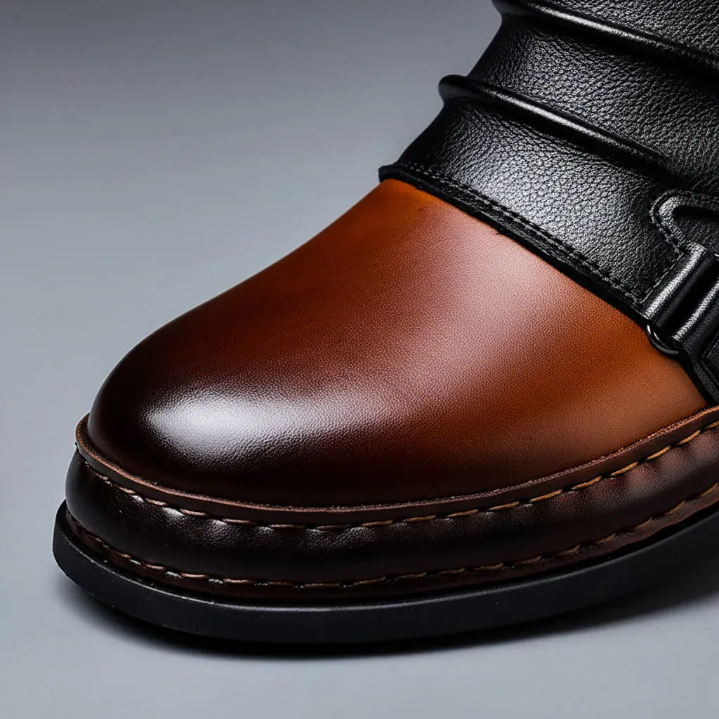 VAERON Lederstiefel
