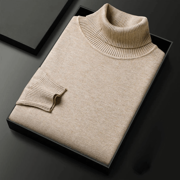 VAERON Cashmere Turtleneck Sweater