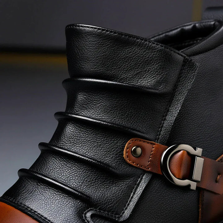 VAERON Lederstiefel