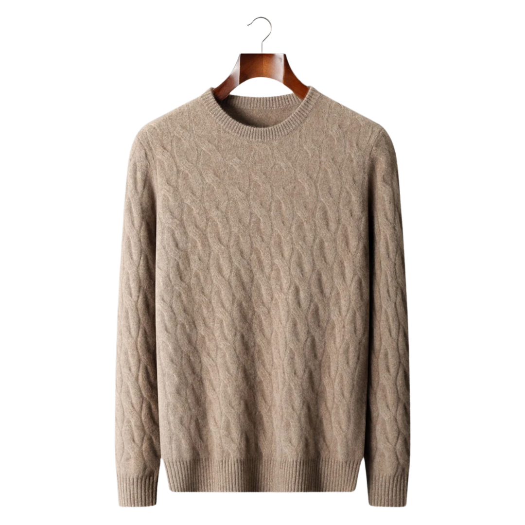 NOBA WOOL CABLE CREWNECK