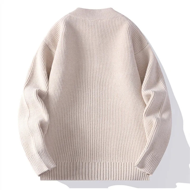 Adrian Knit Jacket - ribbed knit zip-up jacket