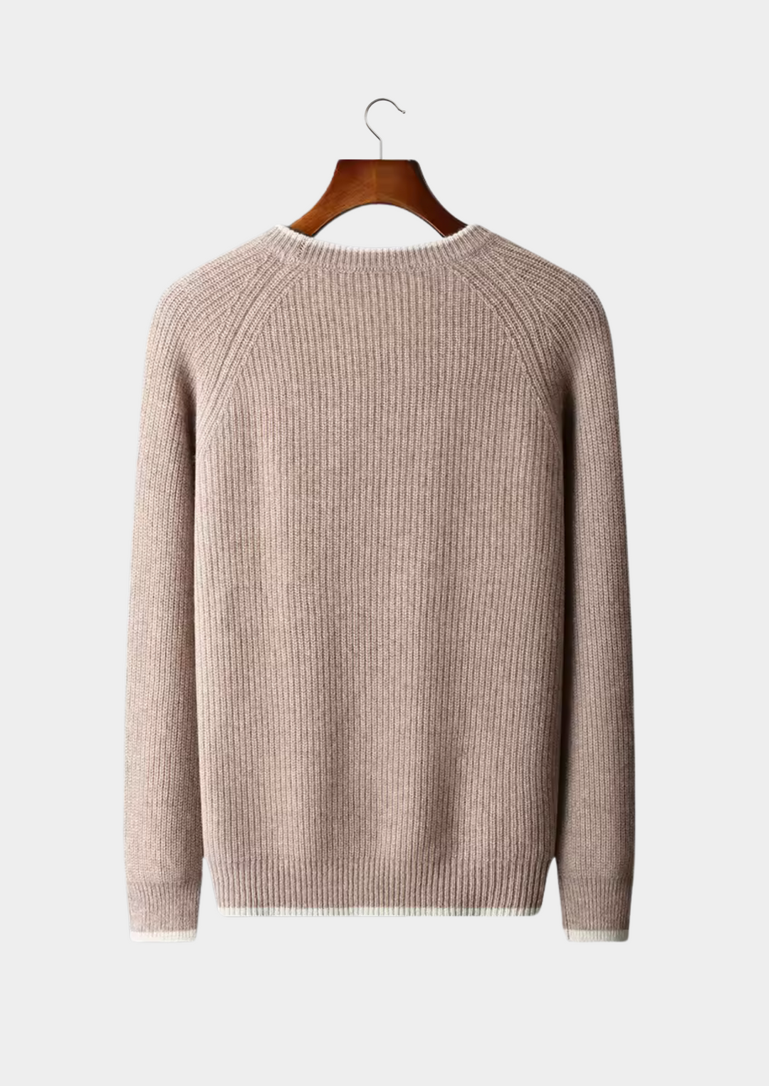 NOBA WOOL TWO TONE CREWNECK