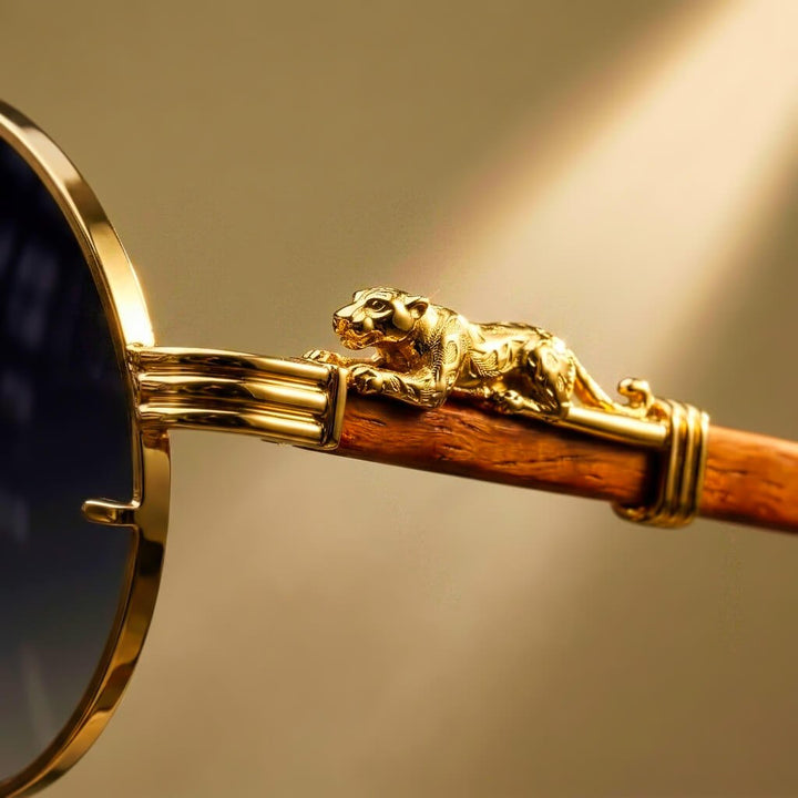 Jaguara Wooden Retro Shades - detail