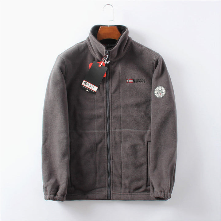 Giacca in sherpa a doppio strato