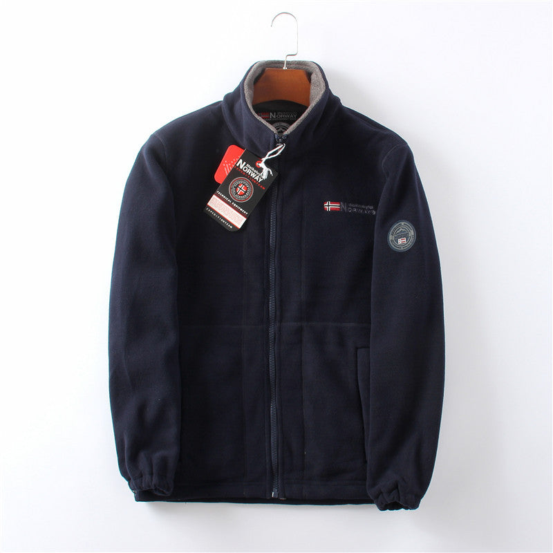 Giacca in sherpa a doppio strato