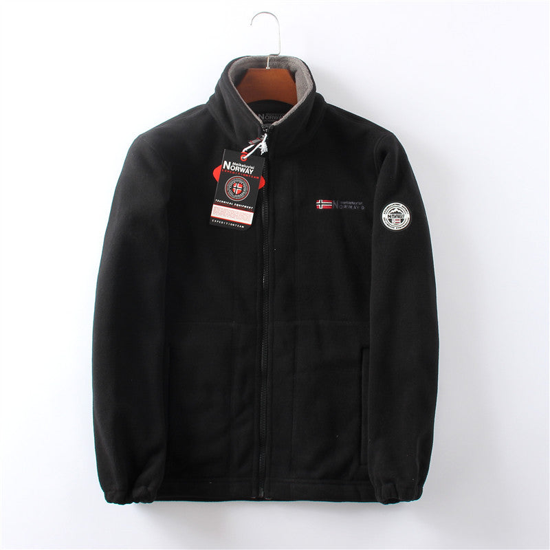 Giacca in sherpa a doppio strato