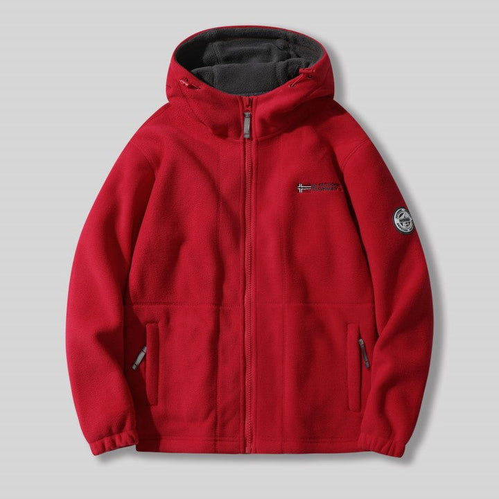 Giacca in sherpa a doppio strato