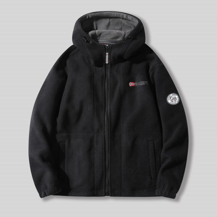 Giacca in sherpa a doppio strato